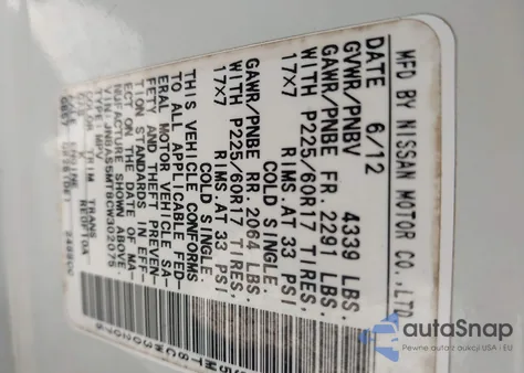 2012 Nissan Rogue Sv from USA, damaged, VIN JN8AS5MT8CW302075